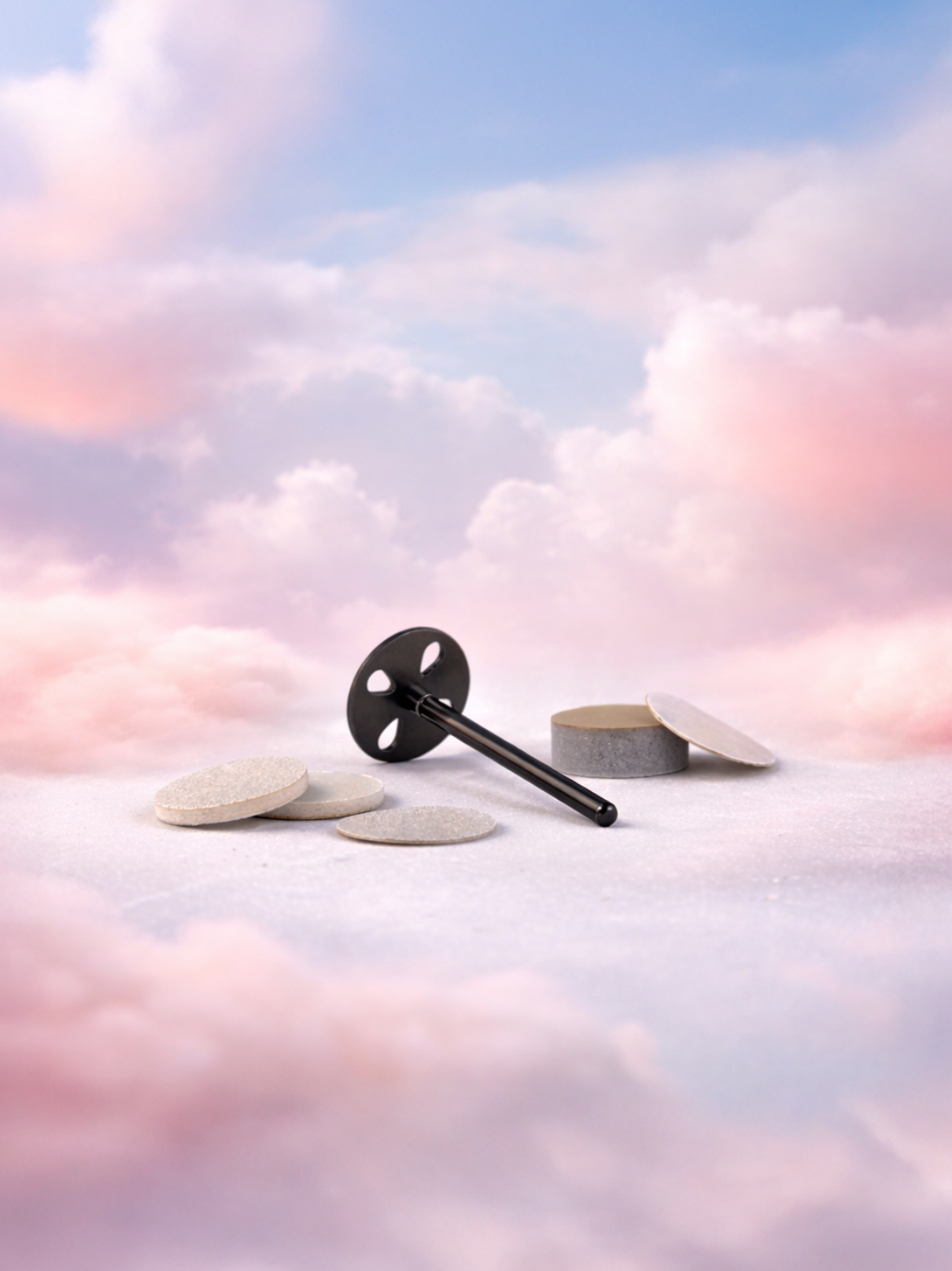 SET PÉDICURE PODODISC COMPRENANT UN DISQUE EXPERT S + 5 LIMES RECHARGES ADHÉSIVES GRAIN 180 (15MM)