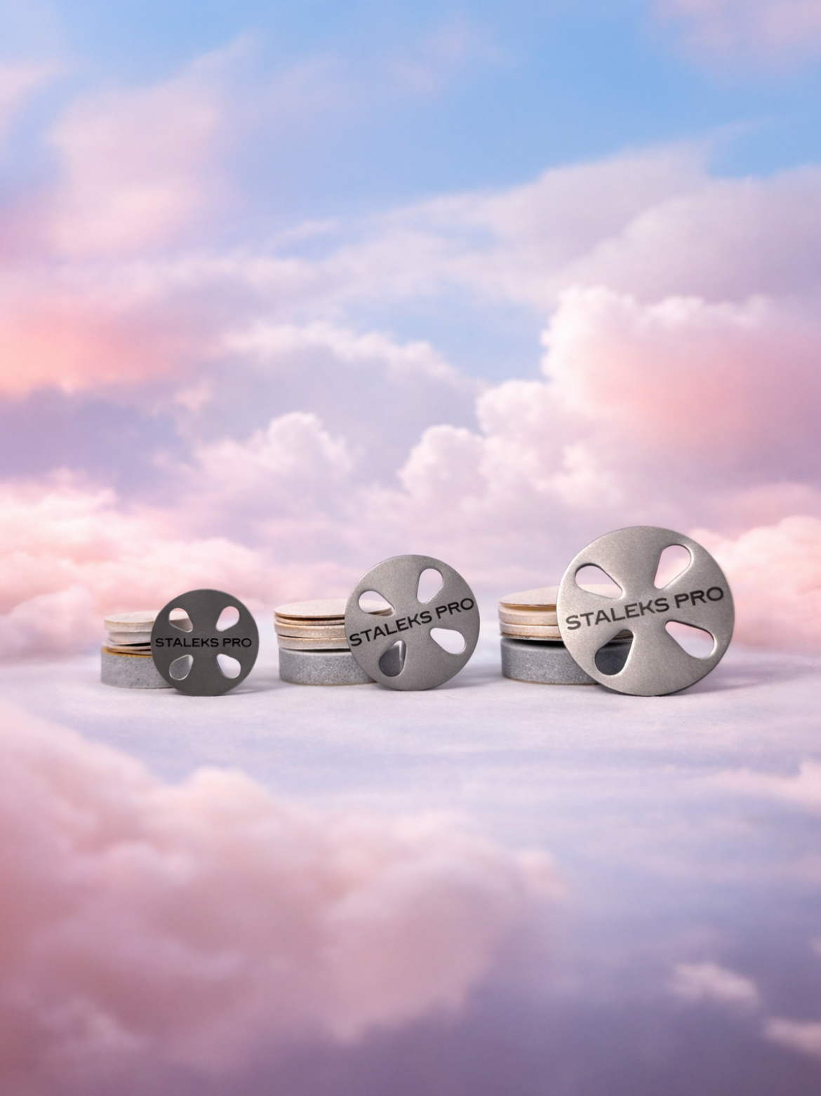 SET PÉDICURE PODODISC COMPRENANT UN DISQUE EXPERT M + 5 LIMES RECHARGES ADHÉSIVES GRAIN 180 (20MM)